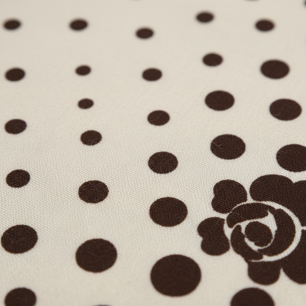 Robe longue imprimé pois et fleurs - SY2409