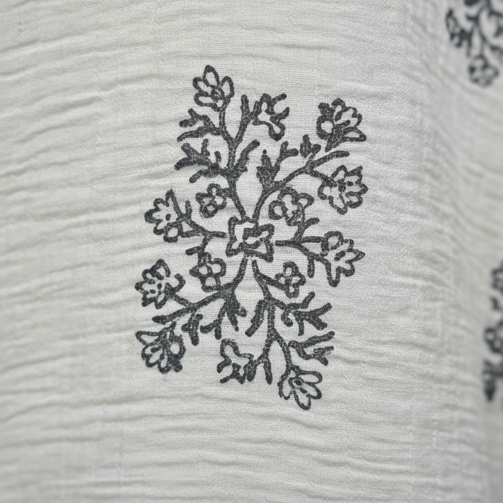 Ensemble tunique + pantalon imprimé fleurs – ZF25252-2
