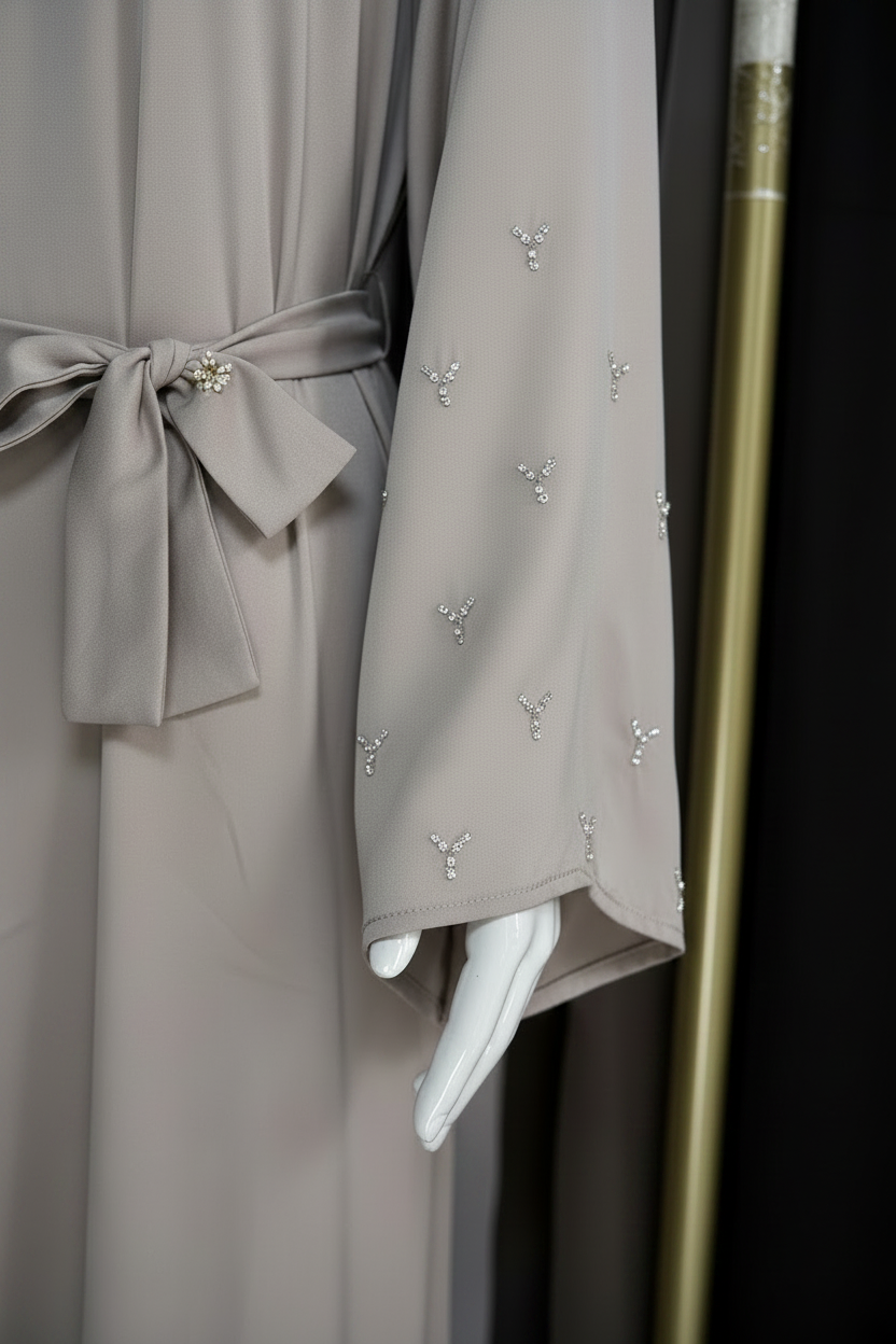 Robe longue satinée fluide - MY2504