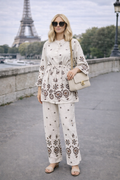 Ensemble tunique + pantalon fluide -  YH2561