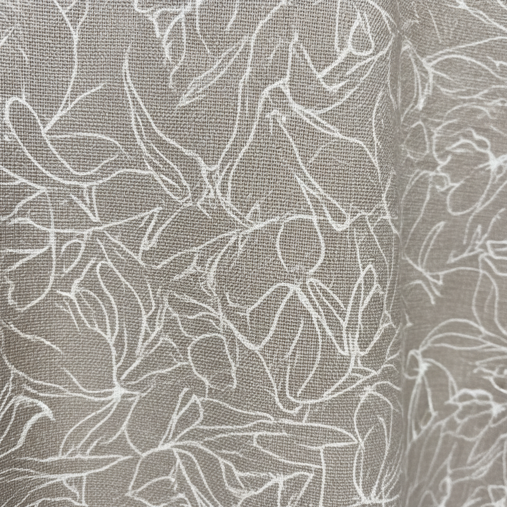 Robe longue imprimée feuilles – ZF2397-2