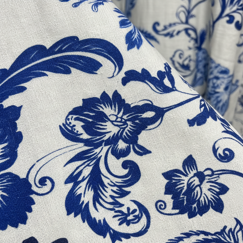 Robe longue imprimée floral arabesque – XW2408-1
