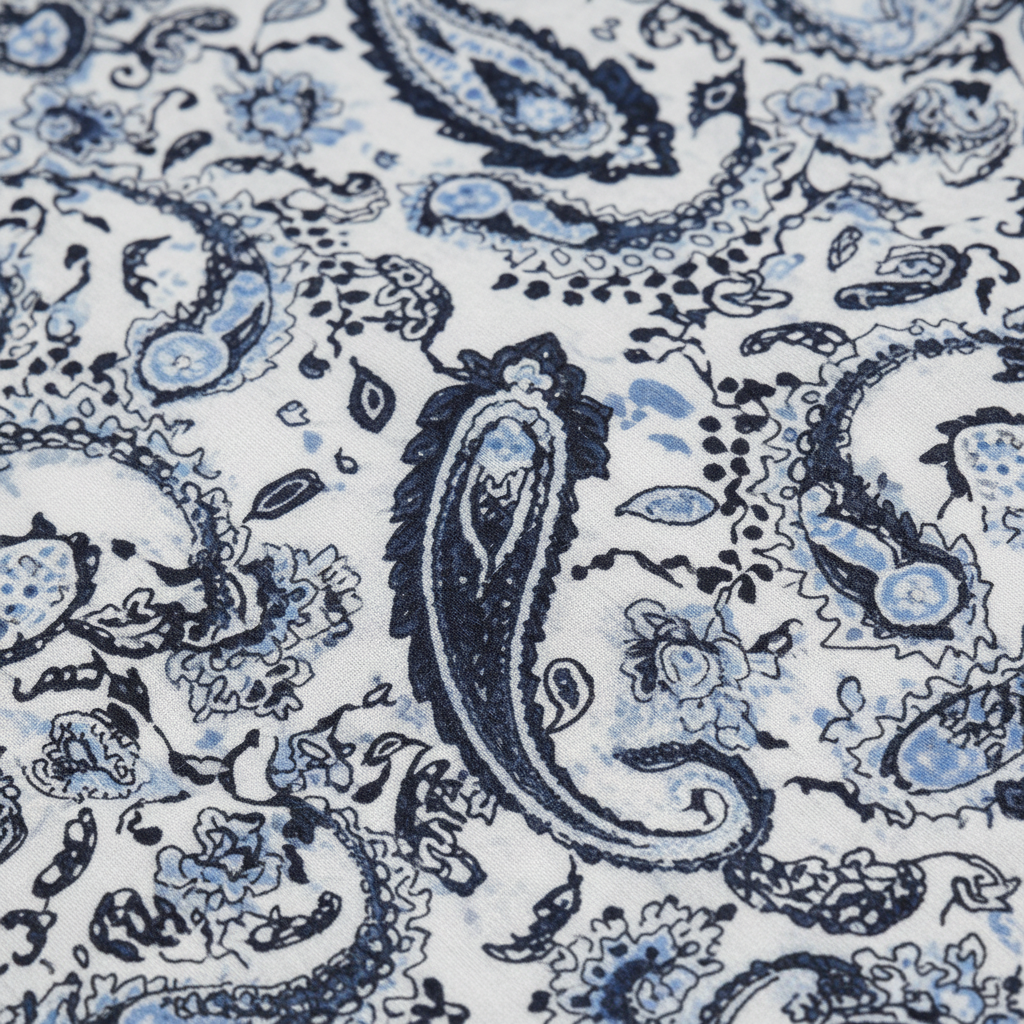 Robe longue imprimée paisley oversize – XW2515-1