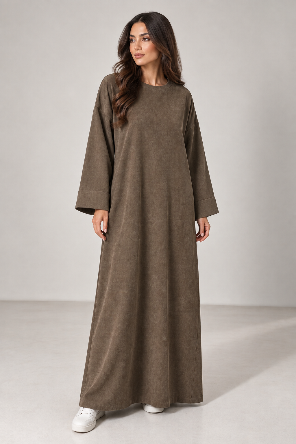 Robe longue ample col rond – TS2447