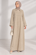 Robe longue fluide à col – TS2551