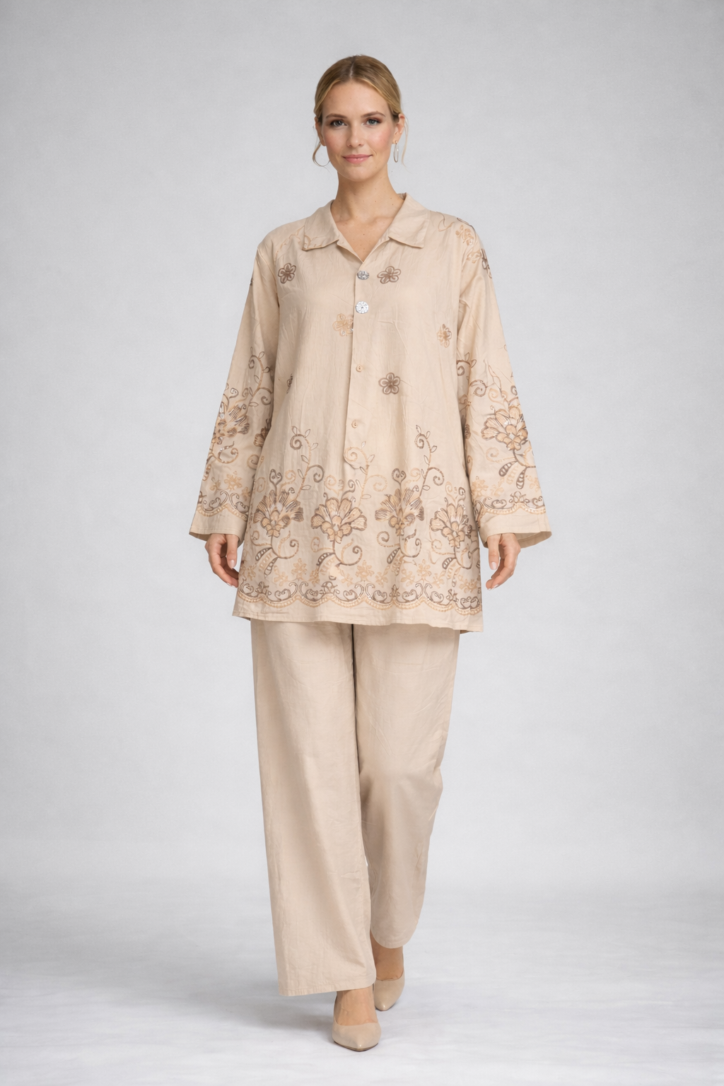 Ensemble brodé chic – XH2553