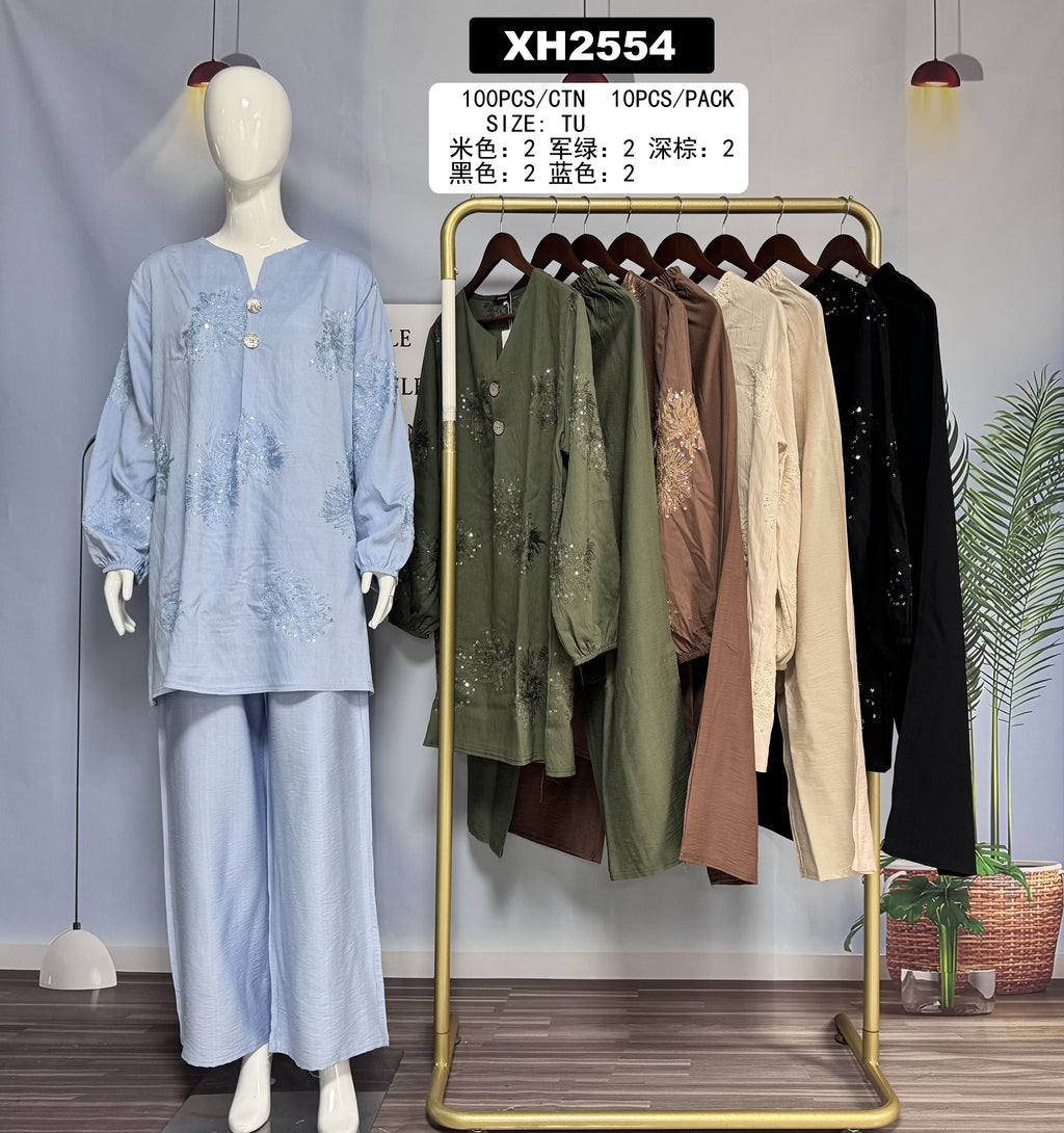 Ensemble premium brodé – XH2554