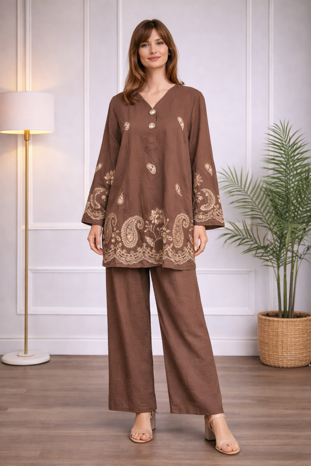 Ensemble brodé tendance – XH2557