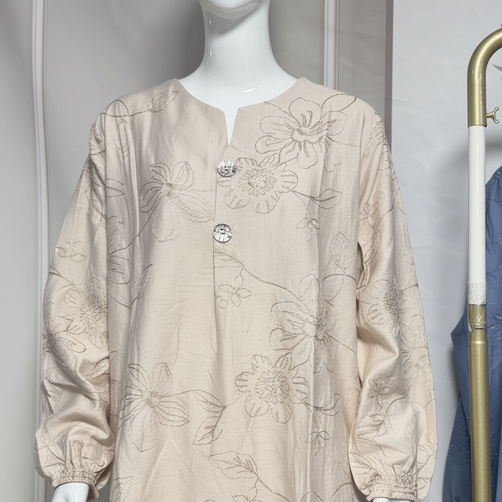 Ensembles longue Broderie fluide bohème - YH2554-1