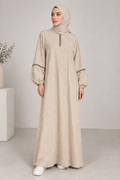 Robe longue minimaliste à détails pailletés – ZM2495