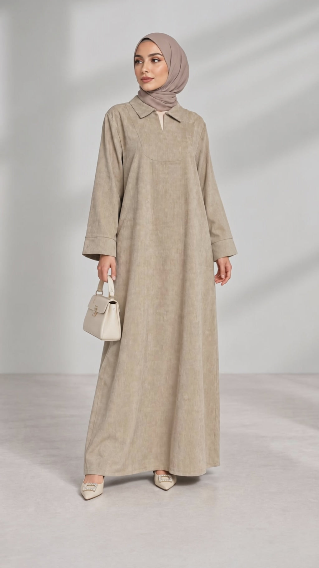 Robe longue fluide à col – TS2551