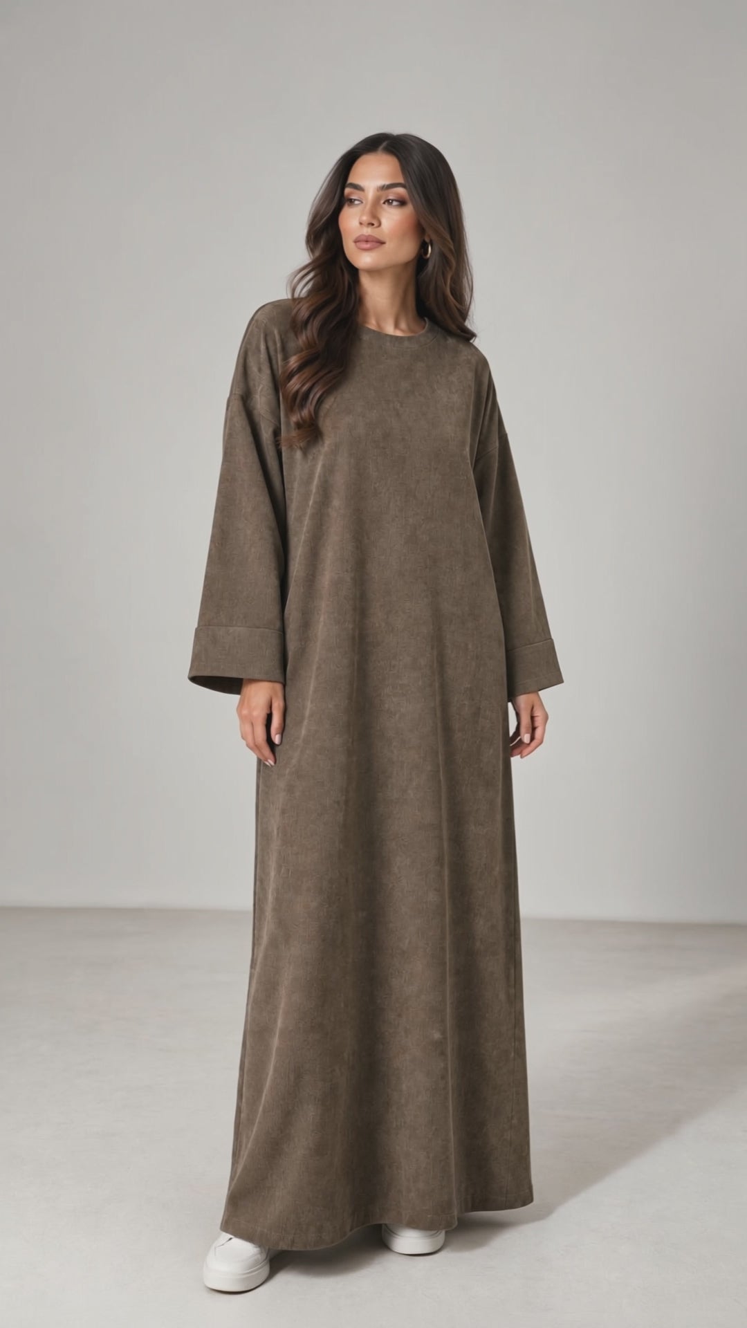 Robe longue ample col rond – TS2447